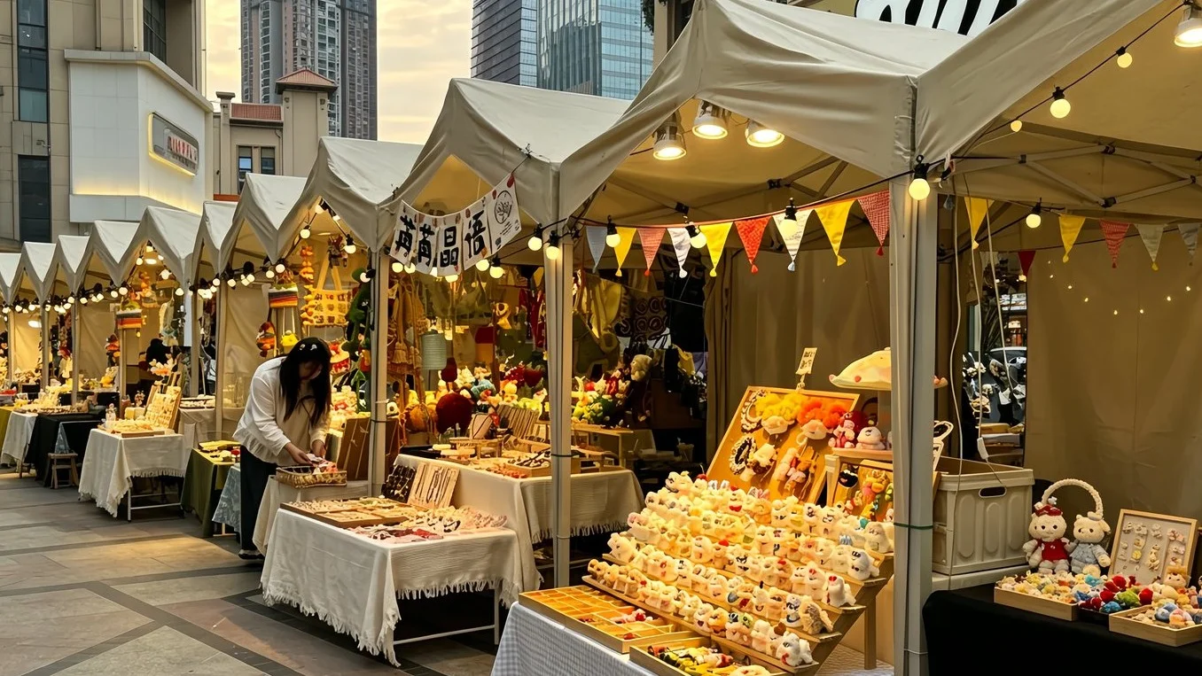 户外经济持续升温，拉动广告伞帐篷拱门全产业链发展