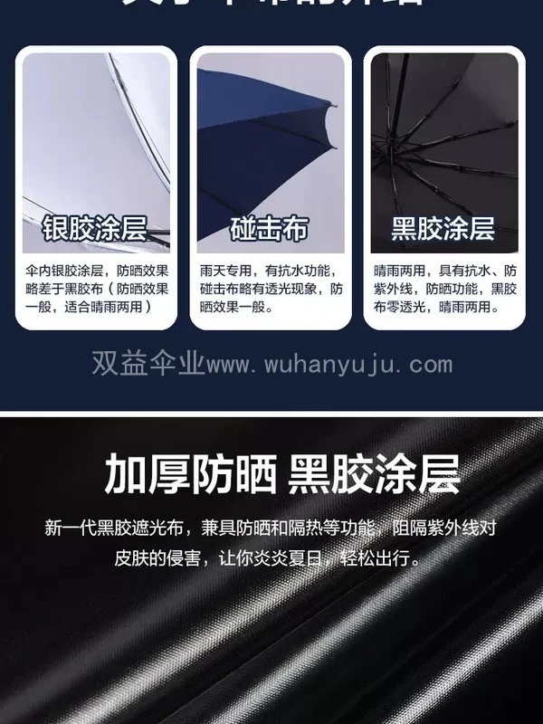 雨伞折叠定制logo可印字广告订制图案礼品公司开业活动赠送客户