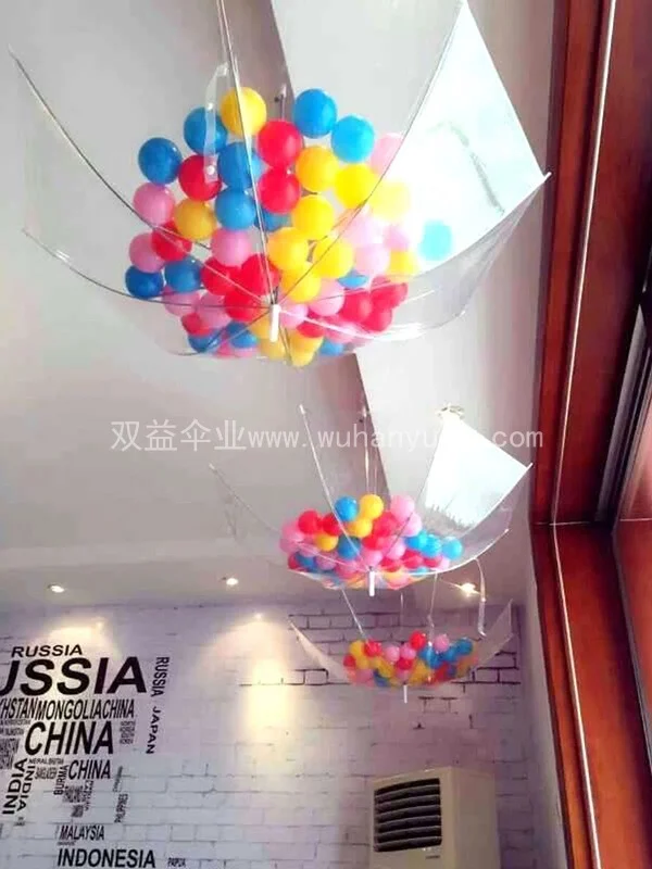 可定做广告伞雨伞小清新透明伞跳舞蹈伞长柄公主伞手绘DIY礼品伞