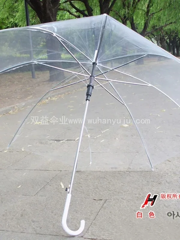 可定做广告伞雨伞小清新透明伞跳舞蹈伞长柄公主伞手绘DIY礼品伞