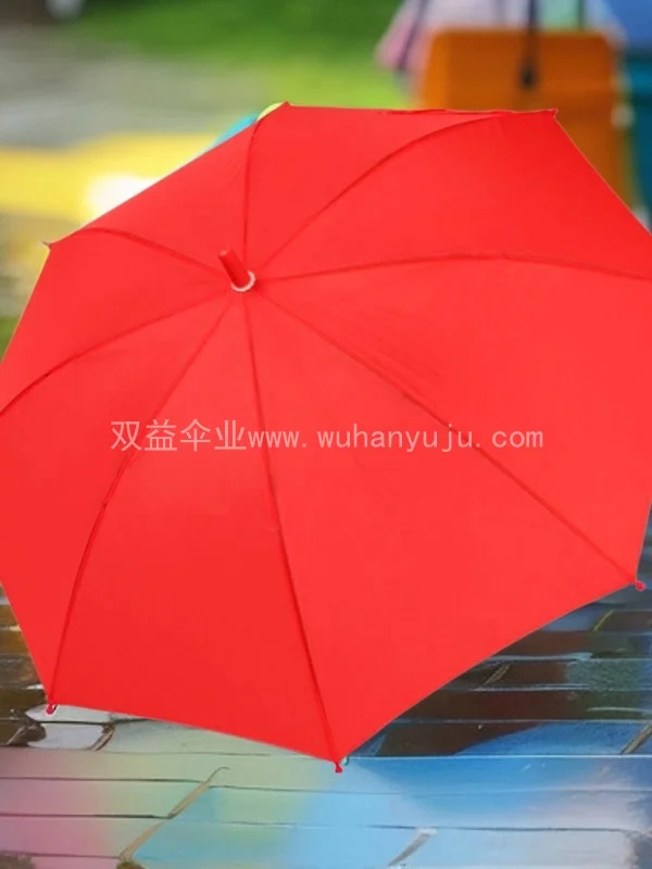 防水套儿童雨伞小学生广告礼品伞印logo卡通彩虹儿童伞幼儿园