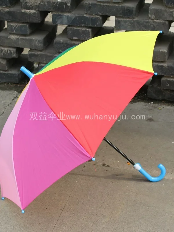 六一表演舞蹈小孩幼儿园雨伞定制广告礼品定做logo定做儿童彩虹伞