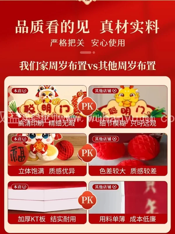 一周岁生日布置装饰聪明门男女孩蛇宝宝抓周场景