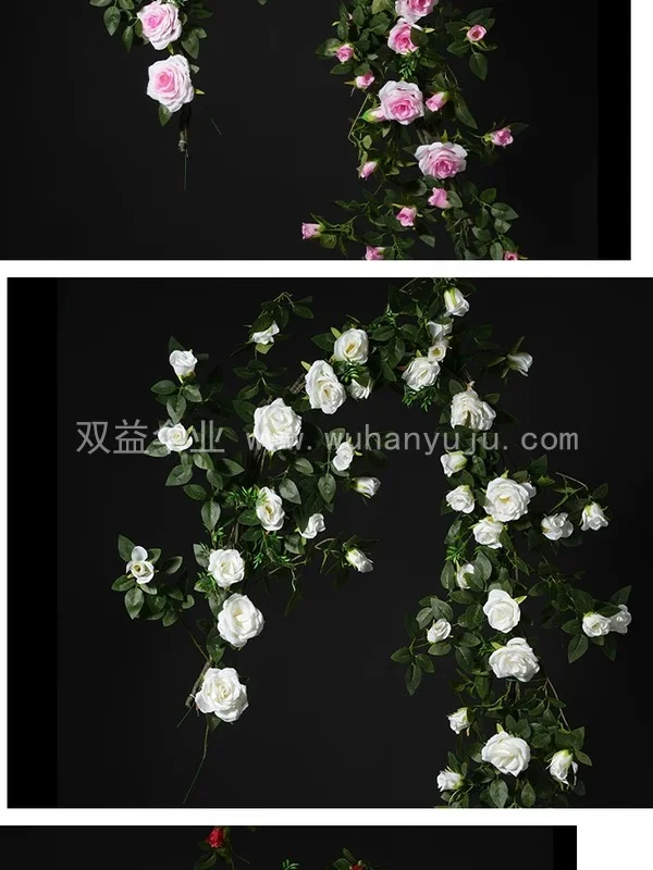 仿真花拱门秋千装饰户外景区花艺摆件拍照打细节展示