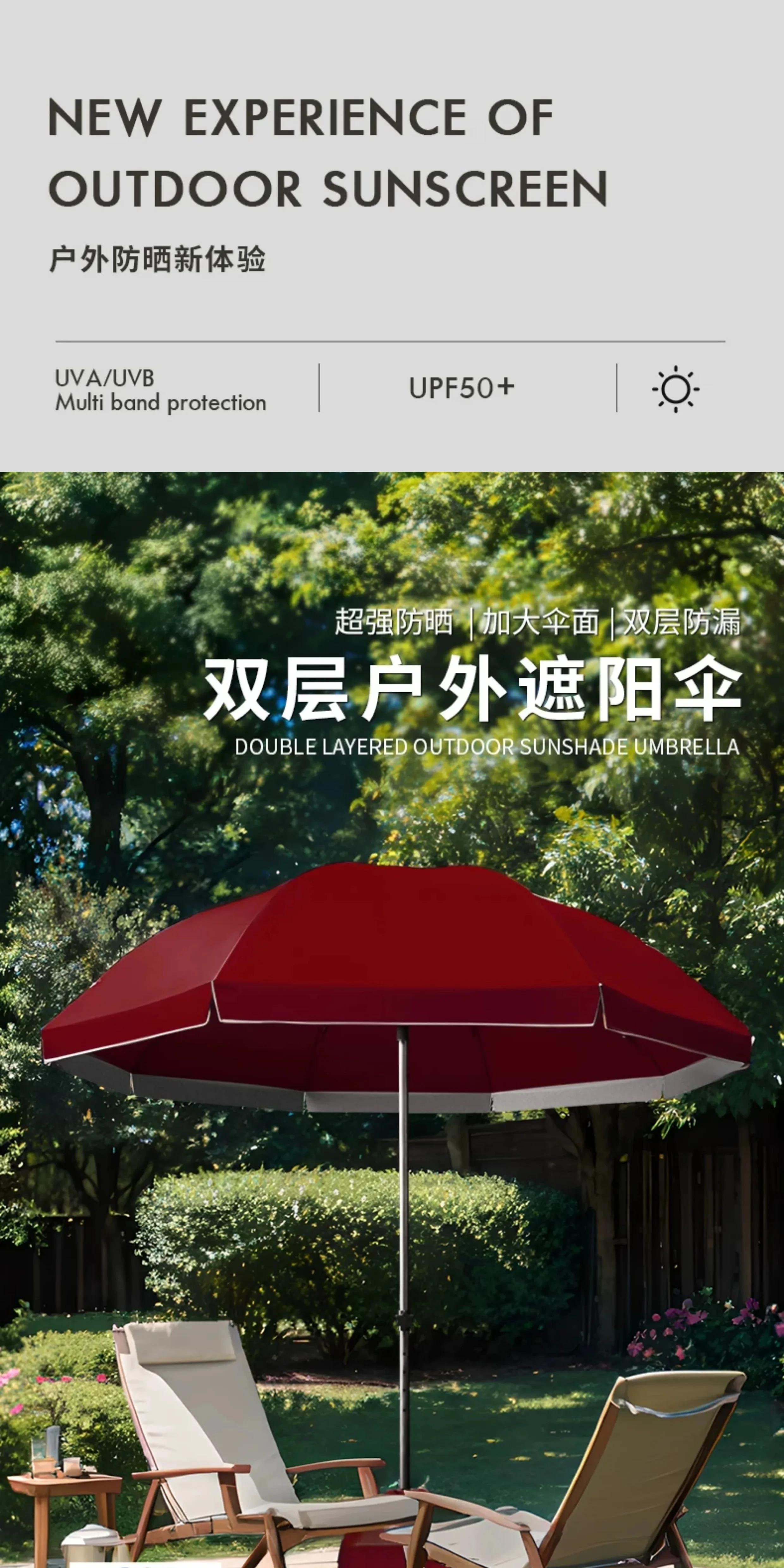 遮阳伞太阳伞大型户外摆摊专用大伞商用加厚加固防晒庭院雨伞定制细节