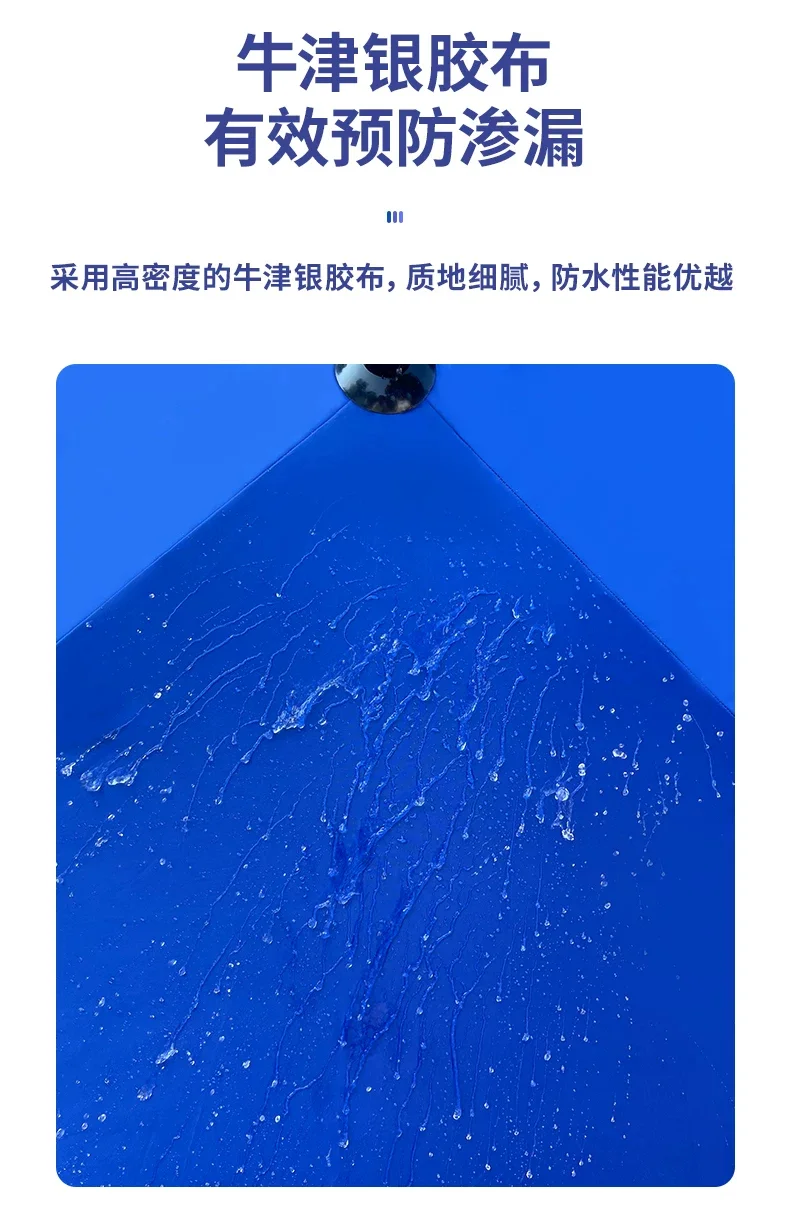 遮阳伞大伞户外摆摊太阳伞广告伞商用沙滩庭院超大号四方长方折伞场景