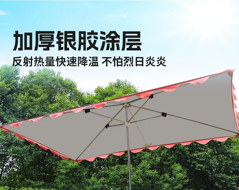 遮阳伞户外摆摊地摊大号太阳伞商用防晒新型地摊伞摆摊专用庭院伞规格