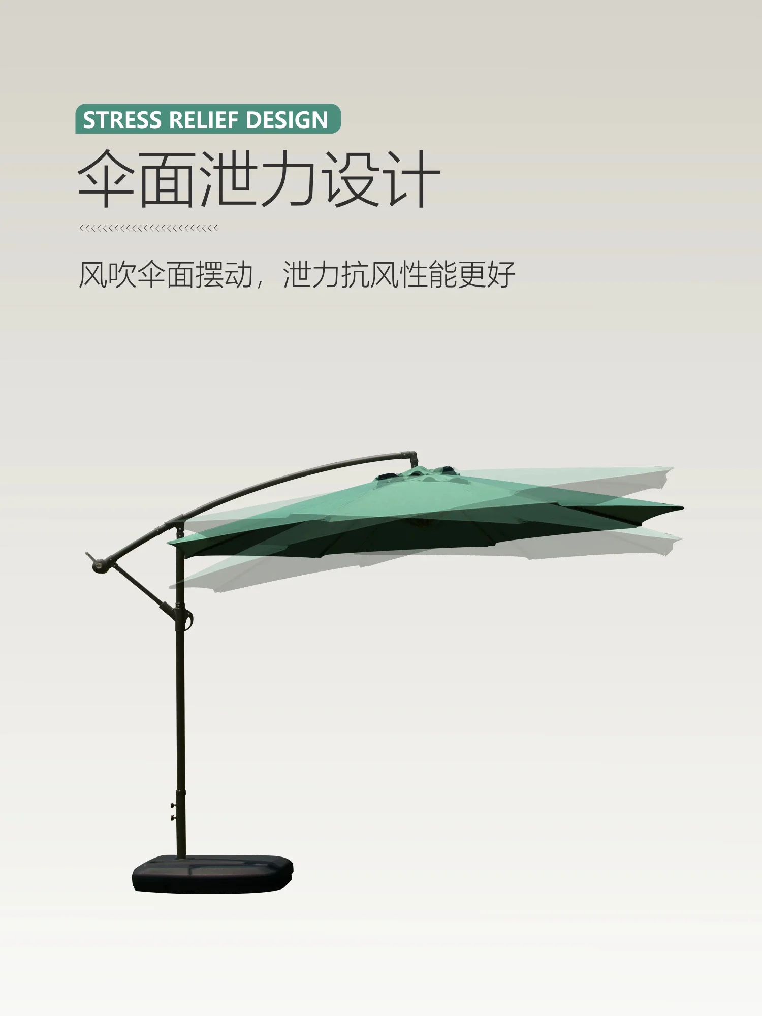 户外防雨遮阳伞广告伞庭院伞室外花园阳台大太阳伞摆摊商用香蕉伞规格