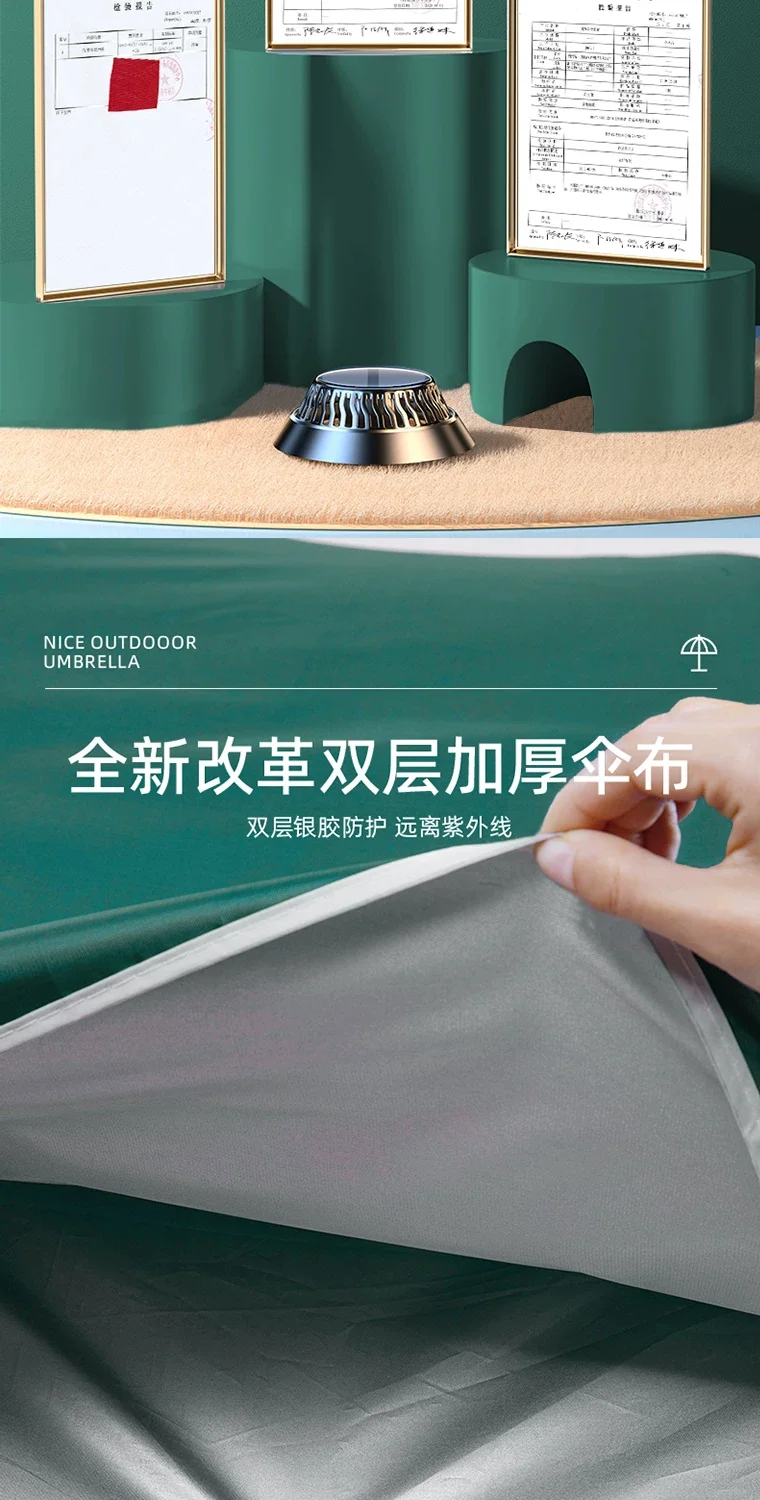 太阳伞大型户外摆摊专用雨伞遮阳伞做生意的防晒大伞庭院伞定制伞场景