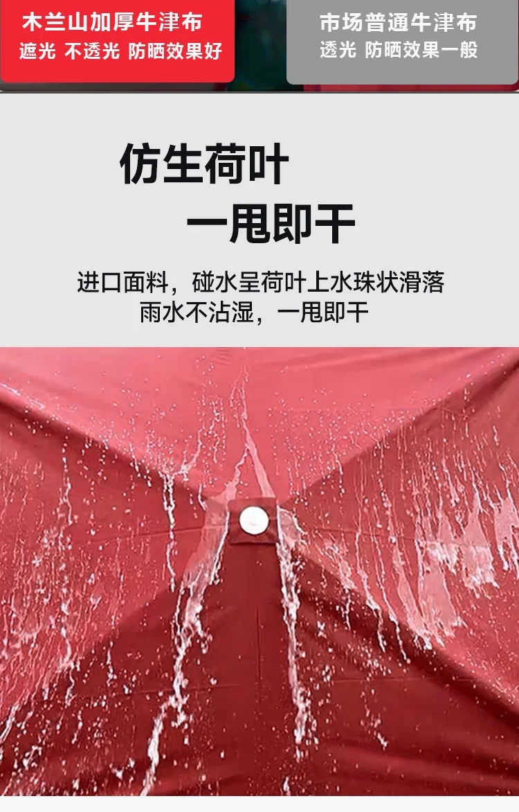 遮阳伞大型户外摆摊专用太阳伞商用做生意加大加厚四方伞晴雨两用场景