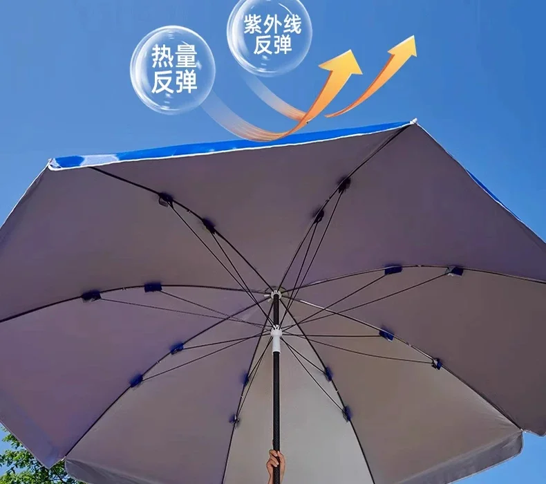 做生意大伞太阳伞户外遮阳伞超大号雨伞大型商用防晒摆摊伞广告伞细节