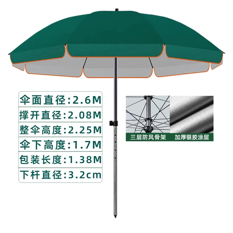 遮阳伞大型户外摆摊专用雨伞太阳伞大伞庭院伞做生意的商用定制伞