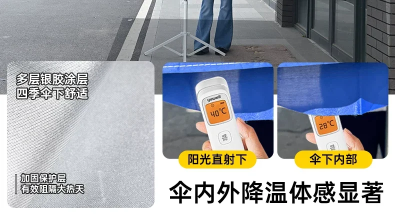 遮阳伞商铺门面专用大伞店铺商用大型斜伞门面遮阳斜伞太阳伞防晒规格