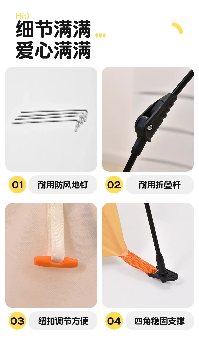 儿童帐篷室内玩具屋男孩女孩游戏屋宝宝睡觉小房子户外便携式折叠场景