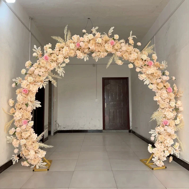 婚庆拱门花架开业庆典花拱门道具舞台布置花门花架弧形迎宾区拱门细节