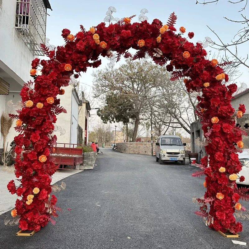 婚庆拱门花架开业庆典花拱门道具舞台布置花门花架弧形迎宾区拱门场景