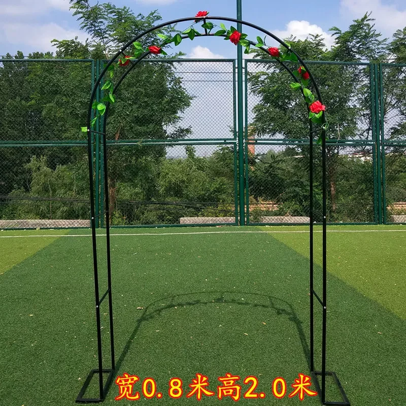 拱门花架爬藤架花园月季花支架铁线莲绿萝植物架户外花门庭院装饰